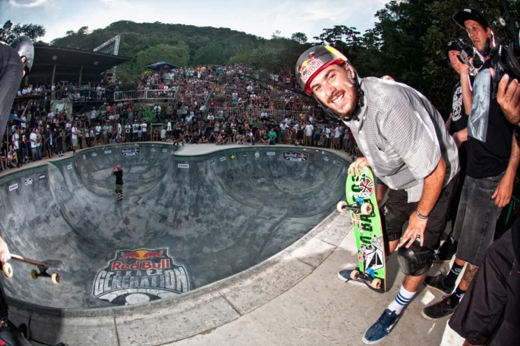 Pedro Barros at the Red Bull Skate Generation in Florianopolis, Brazil