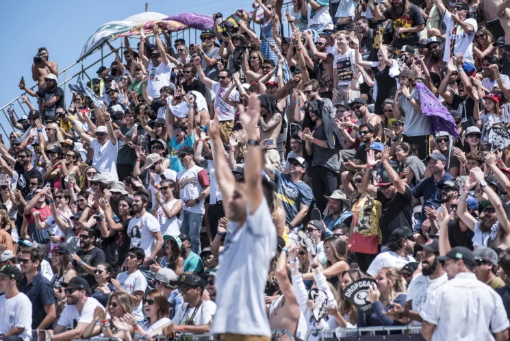 Crowd at the Red Bull Skate Generation